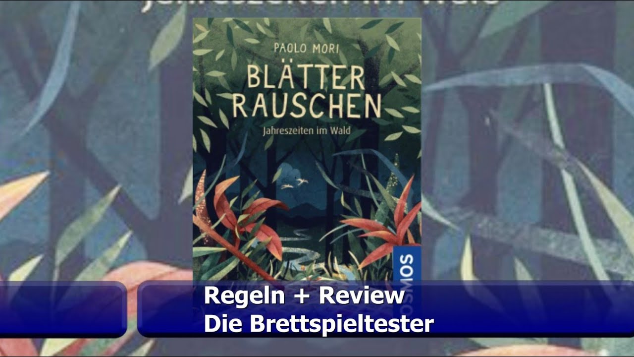 Blätterrauschen (Kosmos) - Roll \u0026 Write Spiel ab 8 Jahren