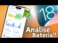 Saiu!🔥Análise de Bateria do iOS 18 Oficial- A pior Bateria do iOS 18 !!😡