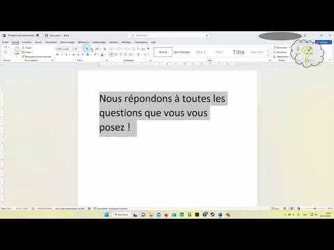Comment modifier les lettres avec Word