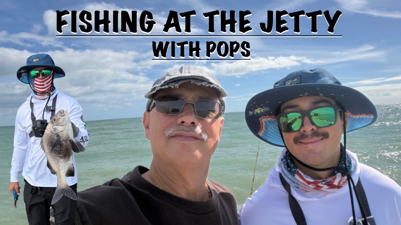 Catching a big Black Margate at Fort Pierce Jetty