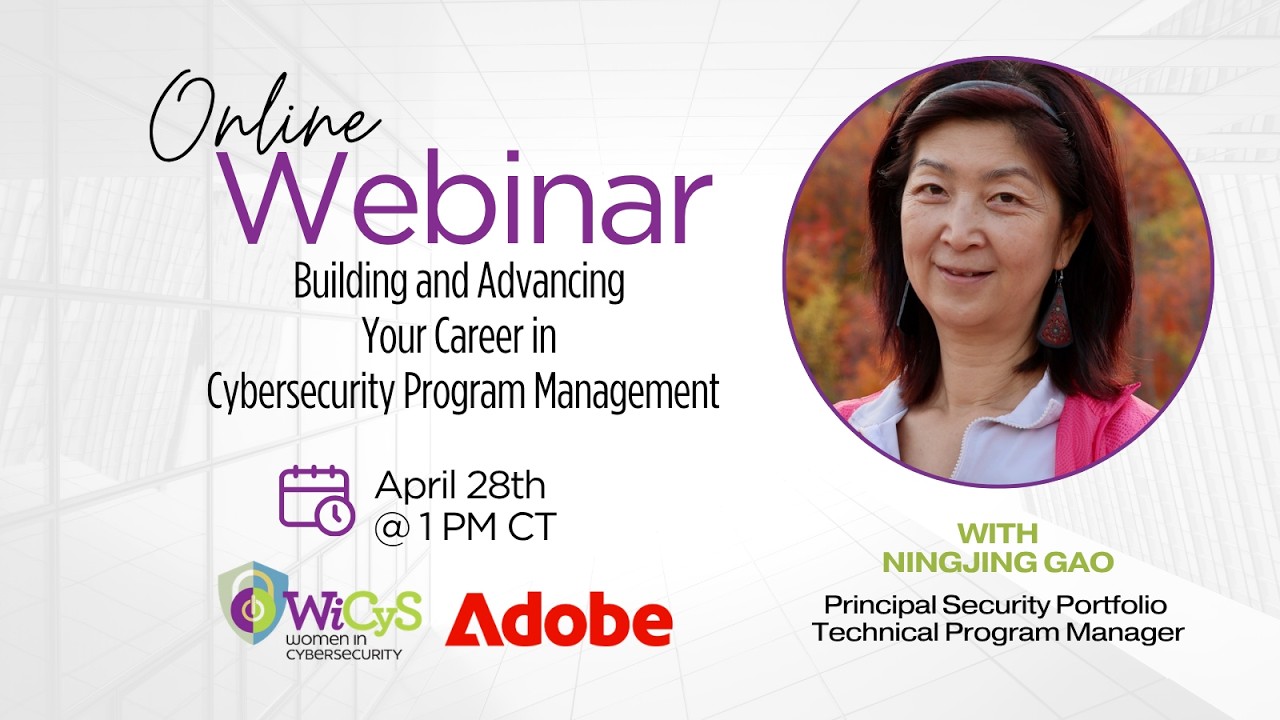 Adobe Webinar | Building and Advancing Your Career in Cybersecurity Program Management