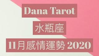 Dana Tarot 水瓶座11月感情運勢 Youtube