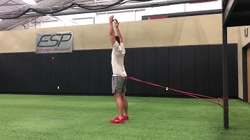 Band Resisted Pause Broad Jump