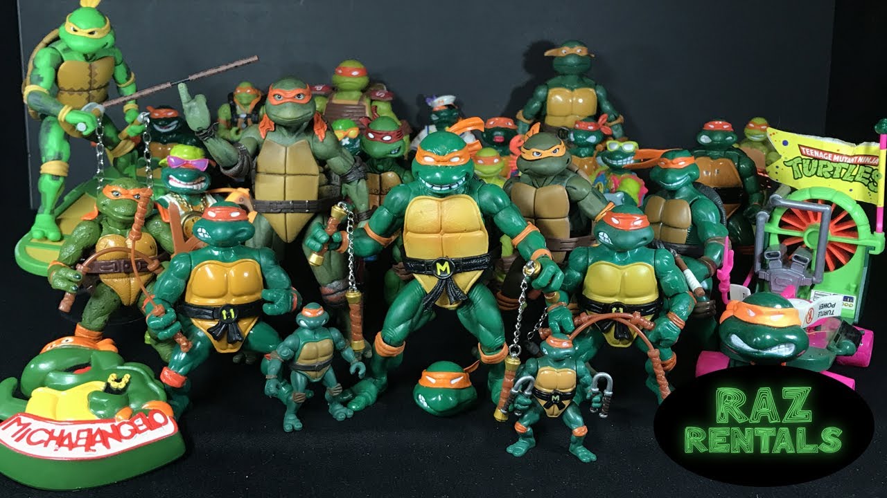 TMNT Ultimates Super7 Michelangelo Review and In Depth Comparison Teenage Mutant Ninja Turtles
