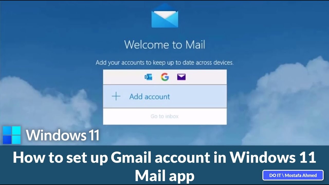 How to Add or Remove Gmail Account to Mail App in Windows 11