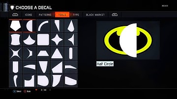 Bo3 easy 10 slot batman emblem!