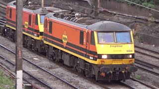 90044 And 90012 Pull 4S88 Through Kilburn High Road