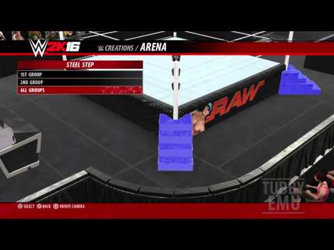Wwe 2k16 Create An Arena Gameplay Ps4 Youtube - wwe league of nations entrance video 35 roblox