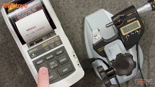 Data Collection with the Mitutoyo Data Logger DP 1 VA