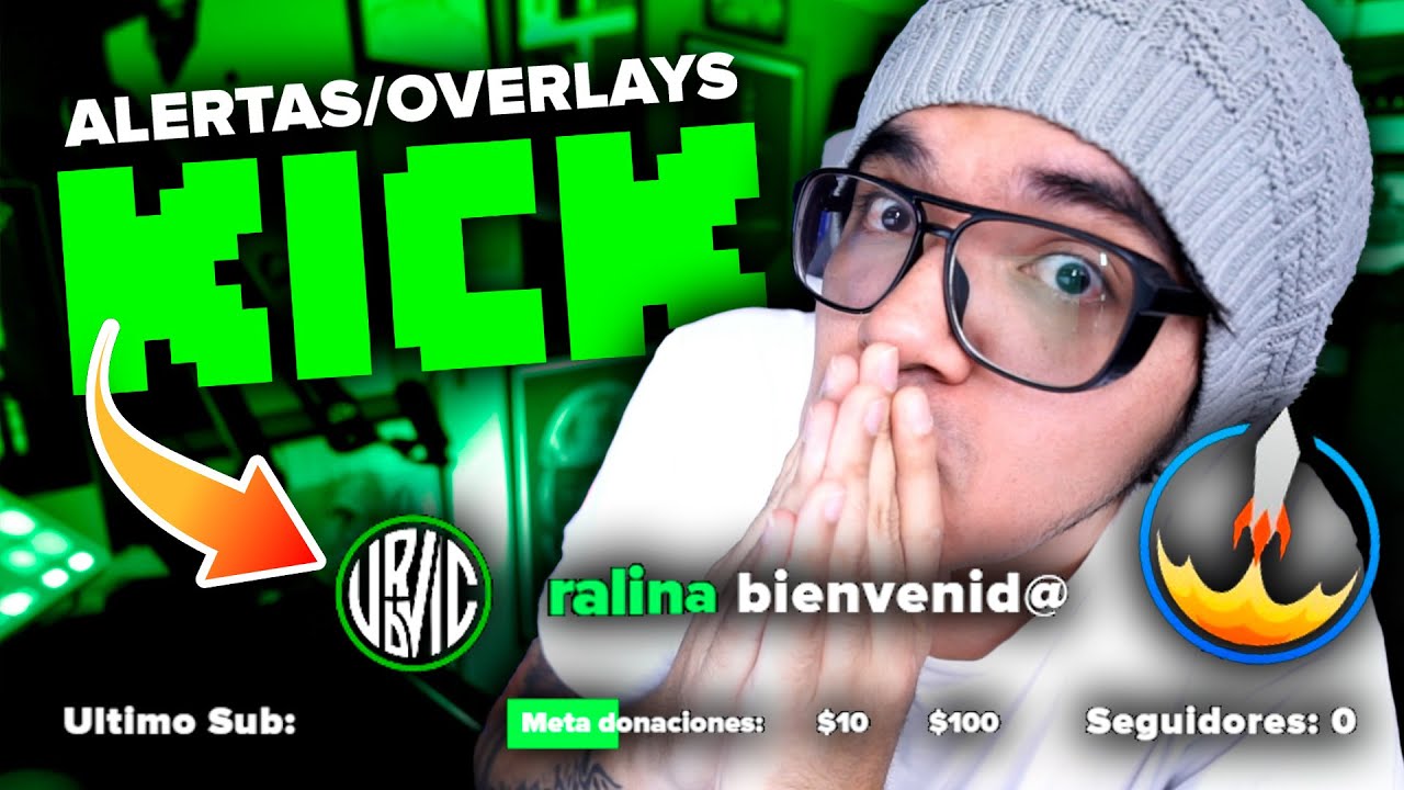 COMO CREAR ALERTAS Y OVERLAYS DE KICK EN STREAMELEMENTS | MASTERCLASS 1 | Tutorial | UrbVic