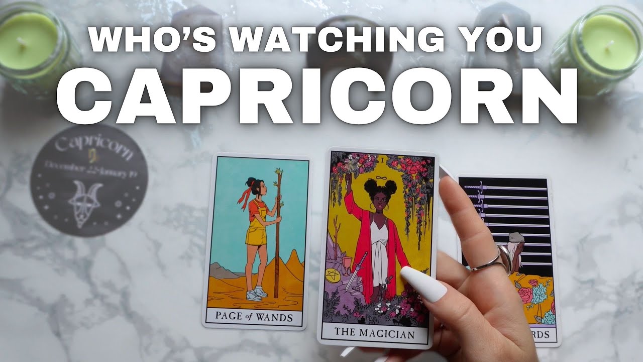 ♑ CAPRICORN – Someone’s Watching… But It’s Not Who You Think 🕯️