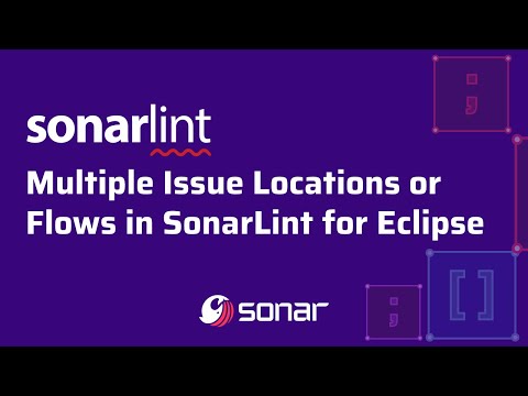 Multiple Issue Locations or Flows in SonarLint for Eclipse