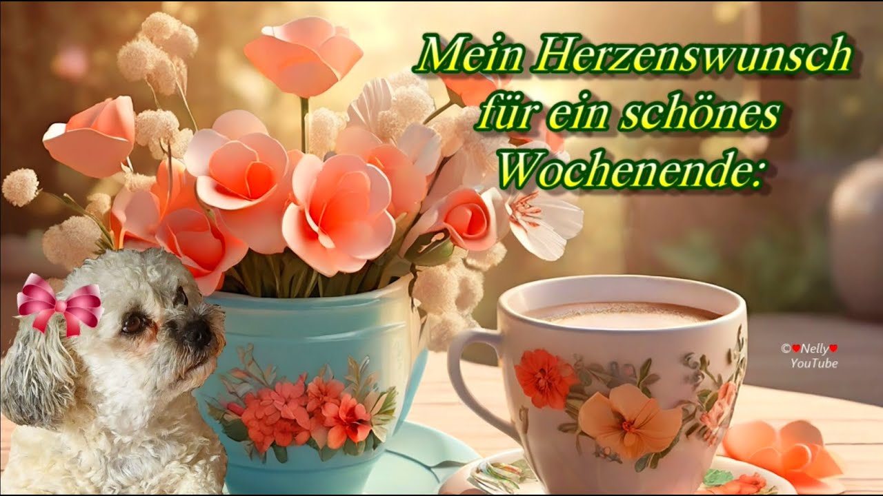 Mein Herzenswunsch für ein schönes  Wochenende 💖 liebe Grüße  ❣️