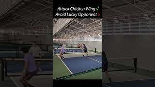 Go for the Chicken Wing #pickleballstrategy #strategy