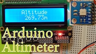 Arduino. Altitude, Altimeter, BMP085 I2C Pressure Sensor