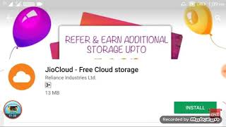 Jio cloud 50GB storage free