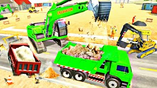 Heavy Excavator Simulator Dump Truck Mod Vs Van Simulator indonesia Android Gameplay screenshot 3