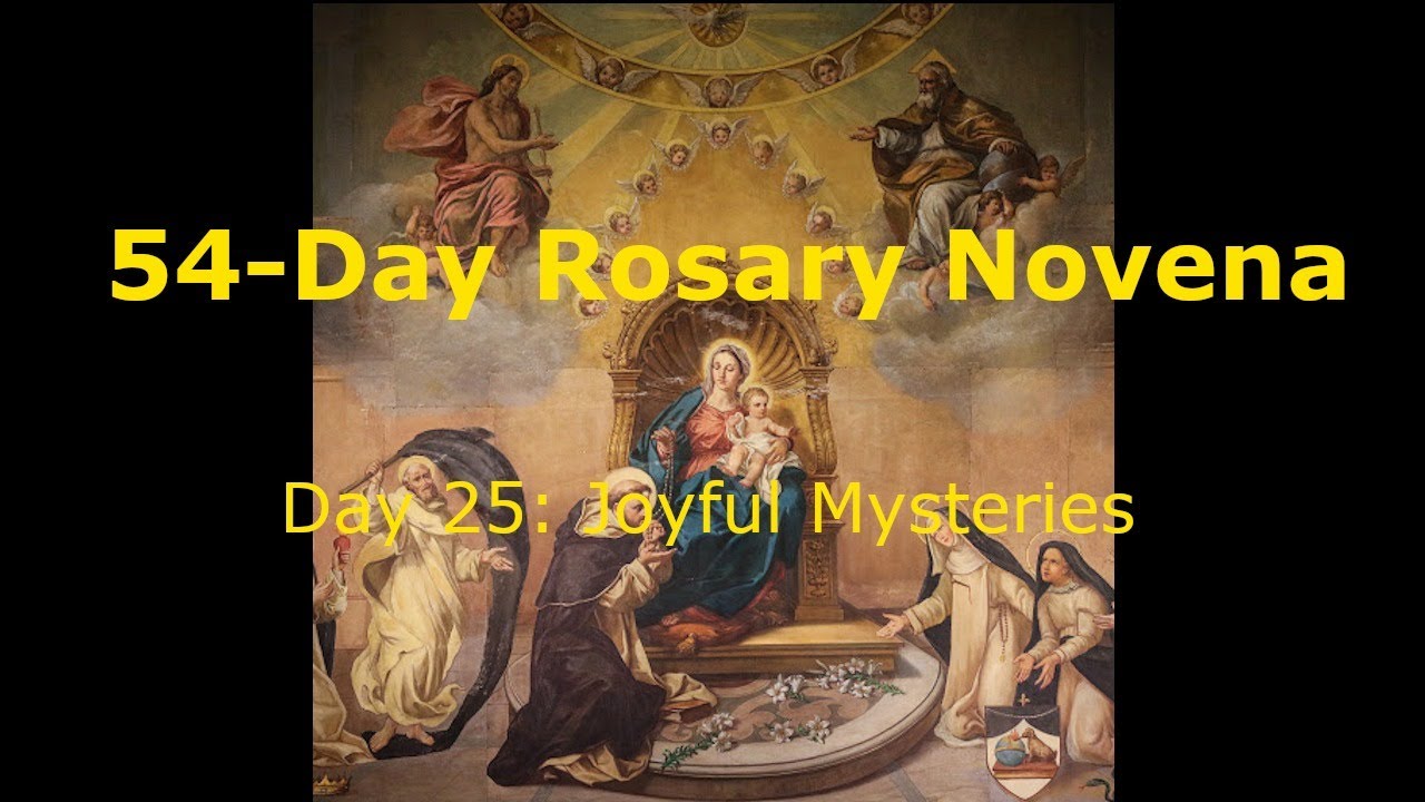54-Day Rosary Novena (Day 25: Joyful Mysteries - Petition)