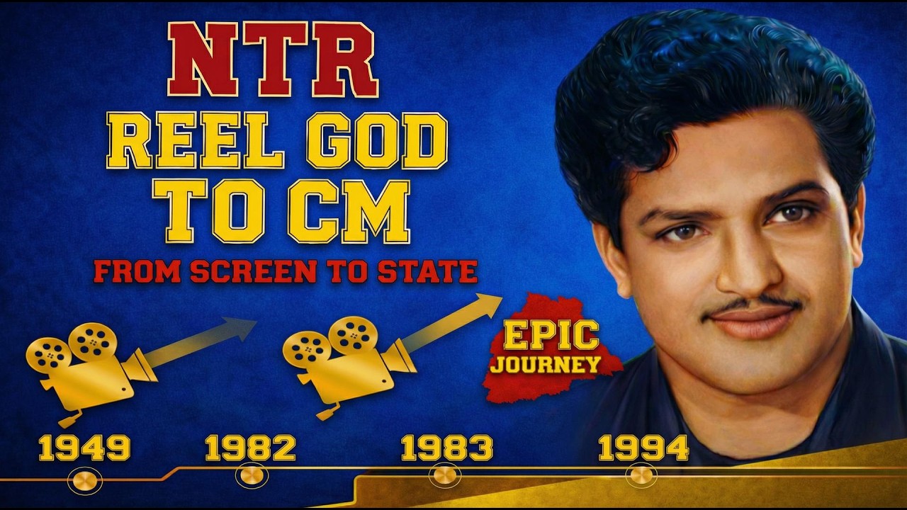 NTR: Man Who Changed Politics In Telugu States | Sr NTR CM Journey EXPLAINED!