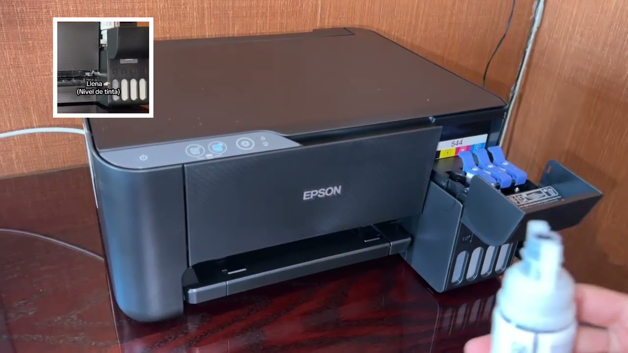 Así se carga la tinta en la impresora Epson L3210 - Tutorial - pasos sencillos 