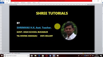 Text to speech by shrinivas H.K. Talp assignment