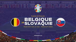EURO 2024 | Belgium vs Slovakia | Group E | Matchday 1