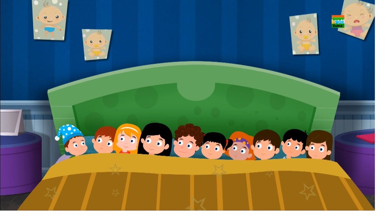 Ten in the Bed Nursery Rhymes for Kids Children Songs Preschool