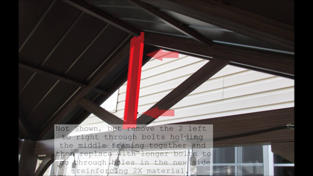 Gazebo TV Mount Reinforcement Idea YouTube