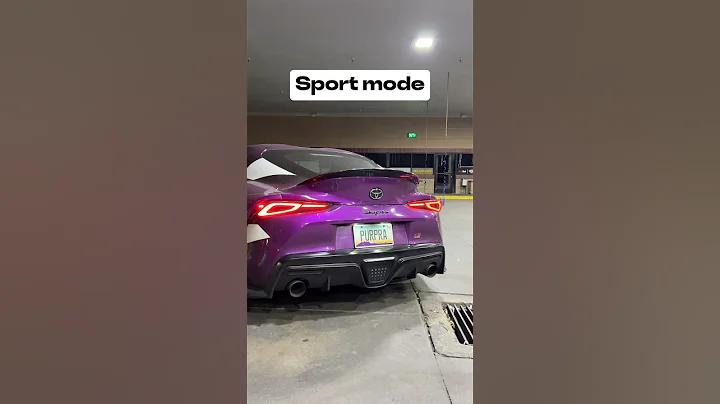 The difference is CRAZY! #supramk5 #toyotasupra #supra