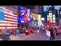 【4K】New York City Reopens - Time Square Walking Tour | No Mask Mandates 2021