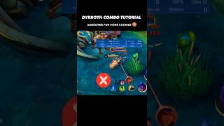 Dyrroth best combo 🥶😈| dyrroth one hit build 2023