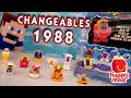 McDonalds Changeables 1980's Vintage Happy Meal Toys Complete SET All 8
