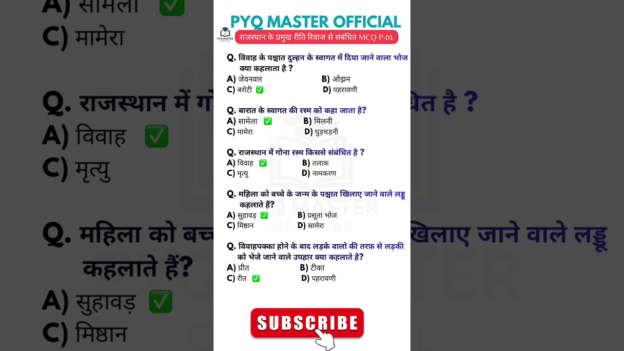 🔥 राजस्थान के रीति-रिवाज | REET Special GK | Exam में पूछा गया | 