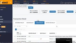 BitConnect   Step5   How to find your loans and how much interest you were paid