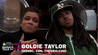 Dee-1 & Goldie Taylor Talk Voting & Election for #BarackTalk 1.24.12