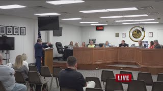 Live from Harrison Counby Board meeting on state takeover