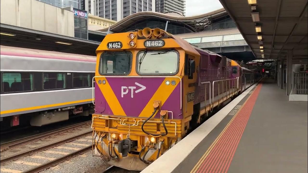 V/Line N462 City of Shepparton Departing Southern Cross Station to Bacchus Marsh Leslie RS5T