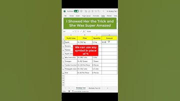 Multiply Cells Having Text and Numbers in Excel (Learn this cool trick) #excel #exceltutorial