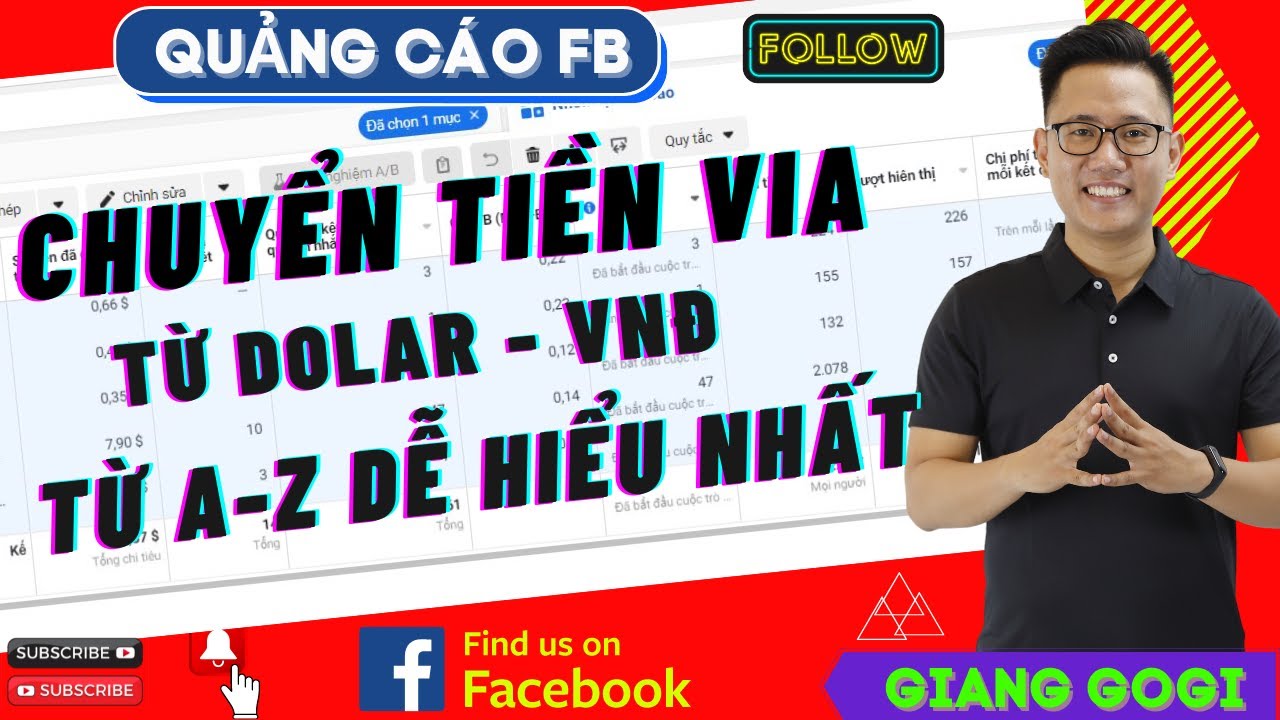 doi tien malaysia sang vnd Update Facebook Ads - Chuyển đổi tiền Via Ngoại sang VNĐ | Giang GoGi