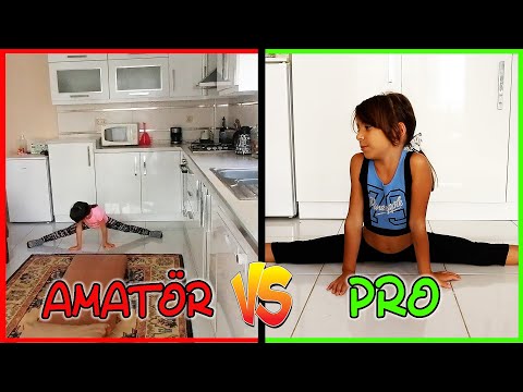 Amatör vs Pro Jimnastik Yarışması Hareketleri (1 Yıldaki Gelişimim)