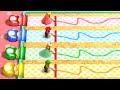 Mario Party: The Top 100 MiniGames - Peach vs Rosalina vs Mario vs Luigi