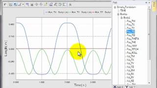 RecurDyn Video Tutorials 02 - Plotting Graphs, Using Simulation results