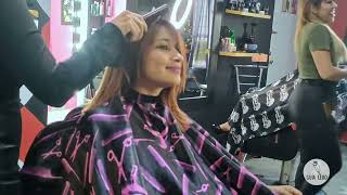 106 Any & Lizz: medium hair, front shave, bob, headshave & medium hair, tonsure, head & brows shave Content