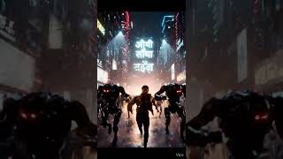 India in 2090... Ai animation taken over #ai #cyberpunk #future #reels #cinematic