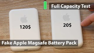 Real vs Fake Apple Magsafe Battery Pack - Full Capacity Test - Long Term Test