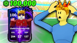 Spending $8,524,842 On The New MYTHICAL Card in Realistic Street Soccer! (Roblox) screenshot 3