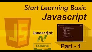 Start Learning Basic Javascript  PART 1 | Nexample Basic Javascript Part I