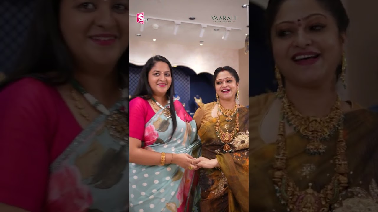 Actress Raasi At Vaarahi Silver Jewellery KPHB | Varnam Exhibition Sale Offers | #VaarahiSilver