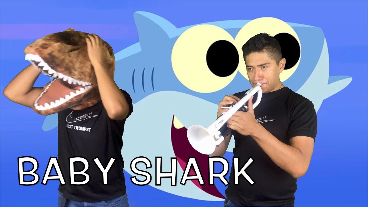 Baby Shark 🦈 Baby Trumpet 🎺 YouTube