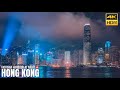 Hong kong  walking in tsim sha tsui at night4kr  city walking tour